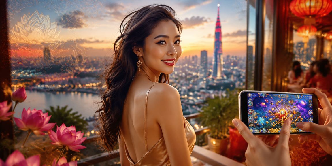 Cảnh bờ biển TP. Hồ Chí Minh về chiều – người dùng thư giãn và trải nghiệm cá cược trực tuyến trên điện thoại