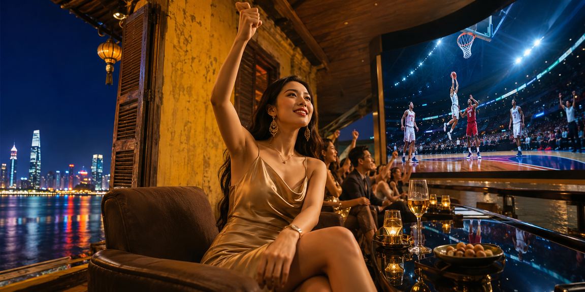 Người dùng tại Hội An theo dõi cược bóng rổ và thể thao trực tuyến trong không gian phố cổ