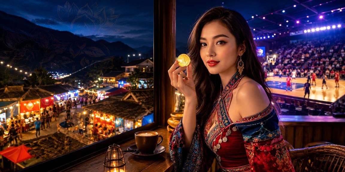 Người dùng đặt cược bóng rổ qua ứng dụng điện thoại tại Sapa